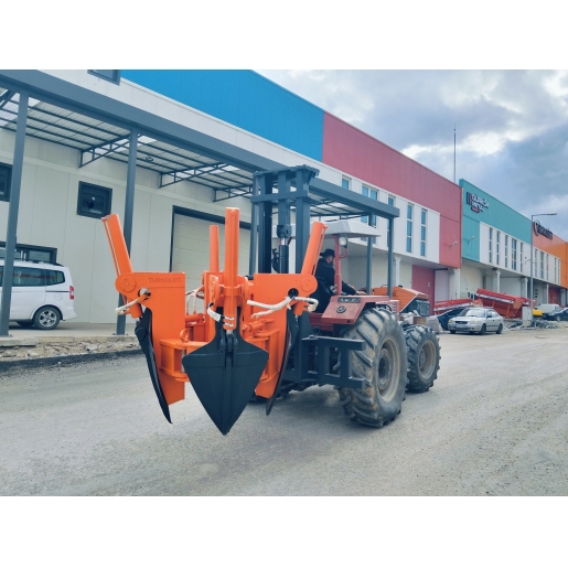 Ağaç Sökme Makinesi  Traktör ve İş Makinesi Arkasına Monteli.